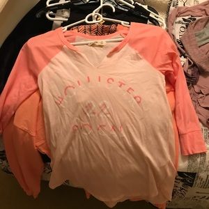 Hollister baseball tee